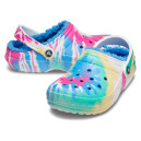 Купить Crocs Classic Lined Tie-Dye Clog Powder Blue Multi FKS2353105