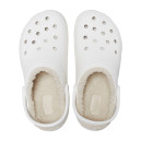 Оригінал Crocs Classic Platform Lined Clog White