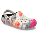 Сабо Crocs Classic Lined Tie-Dye Clog Black Multi