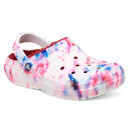 Сабо Crocs Classic Lined Tie-Dye Clog Garnet Multi
