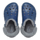 Оригінал Crocs Baya Lined Fuzz Strap Navy Grey