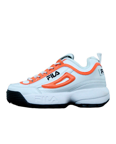 Fila Disruptor 2  White Orange Grey