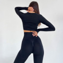 Легінси Темно Чорні з Push-Up Ефектом 2352543