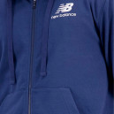 Оригинал Кофта New Balance Essentials Stacked Logo FZ