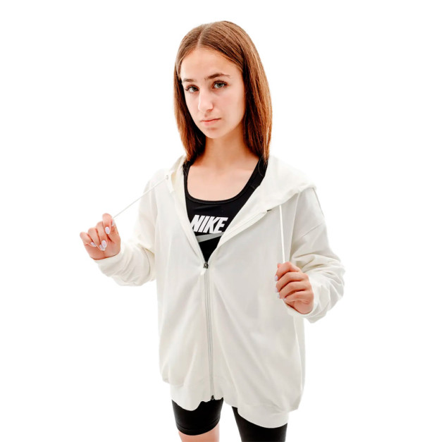 Кофта Nike NSW JRSY OS FZ HOODIE DM6415-133