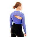 Спортивний одяг Топ з довгим рукавом Nike LS TOP CROPPED NVT