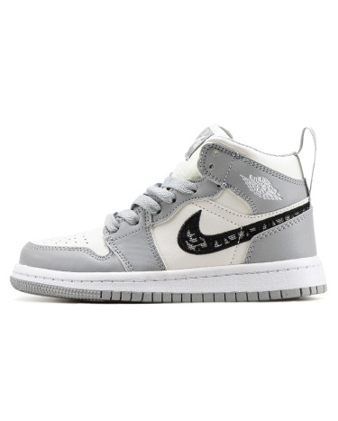 Jordan x Dior Retro 1 High Grey White