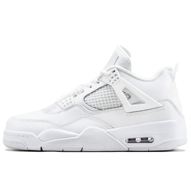 Jordan 4 Retro White Leather
