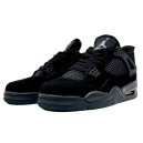 Кросівки Jordan 4 Retro Total Black Winter С МЕХОМ
