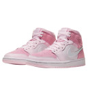 Кроссовки Jordan 1 Mid Digital Pink