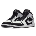 Кросівки Jordan 1 Mid White Black