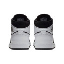 Jordan 1 Mid White Black 554724-113