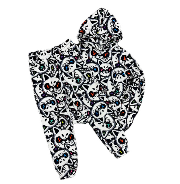 Дитячий костюм з флісом злий котик