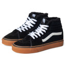 Кеды Vans Old Skool High Black White Gum С МЕХОМ