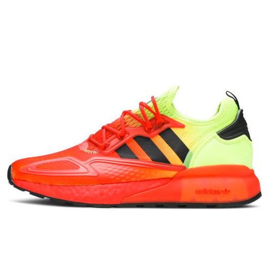 Adidas ZX 2K Boost Solar Yellow Hi Res Red FW0482