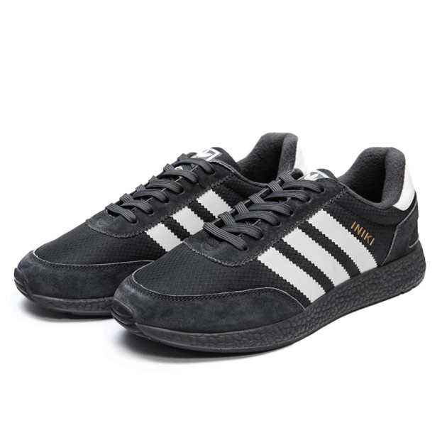 Adidas Iniki Dark Grey З ФЛІСОМ
