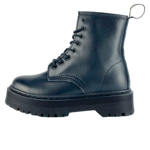 Dr. Martens Jadon Smooth Leather Boots Platform Black
