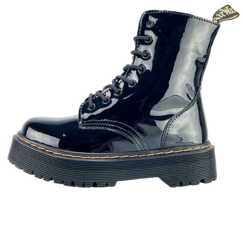 Dr. Martens Jadon Patent Leather Polished Boots Black С МЕХОМ