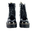Черевики Dr. Martens Jadon Patent Leather Polished Boots Black С МЕХОМ