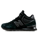 Купить New Balance 574 Black Suede Winter С МЕХОМ FKS2350315