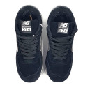 Оригінал New Balance 574 High Black White Winter С МЕХОМ