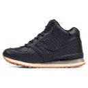 Придбати New Balance 574 High Leather Black White Gym Winter С МЕХОМ FKS2351501
