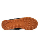 New Balance 574 High Leather Black White Gym Winter С МЕХОМ