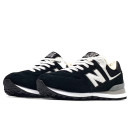 Кросівки New Balance 574 White Black Winter С МЕХОМ