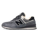 Придбати New Balance 574 Grey Black White Winter С МЕХОМ FKS2351521