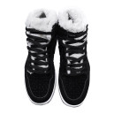 Оригінал Jordan 1 Retro Mid Black White Winter С МЕХОМ
