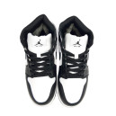 Оригинал Jordan 1 Retro High Black White Winter С МЕХОМ