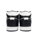 Jordan 1 Retro High Black White Winter С МЕХОМ 2350277