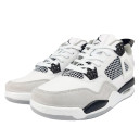 Кросівки Jordan 4 Retro White Black Termo З ФЛІСОМ
