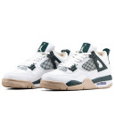 Кроссовки Jordan 4 White Green Beige