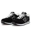 Кросівки New Balance 574 Black White Winte С МЕХОМ