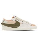 Купить Nike Blazer Low 77 Jumbo Sanddrift Medium Olive FKS57200