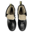 Оригінал Dr. Martens 1460 Mono Smooth Leather Lace Up Boots З ХУТРОМ