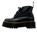 Черевики Dr. Martens Jadon Smooth Leather Platform Boots Ankle Black С ФЛИСОМ