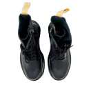 Dr. Martens Jadon Smooth Leather Platform Boots Triple Black Termo Zip С ФЛИСОМ 2350498