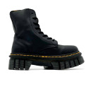 Оригінал Dr. Martens Jadon Smooth Leather Platform Boots Audrick Black С МЕХОМ