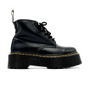 Оригінал Dr. Martens Jadon Smooth Leather Platform Boots Ankle Black С МЕХОМ