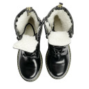 Оригінал Dr. Martens Jadon Smooth Leather Platform Boots З ХУТРОМ