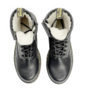 Оригінал Dr. Martens Jadon Smooth Leather Platform Boots З ХУТРОМ