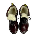 Оригінал Dr. Martens Jadon Smooth Leather Platform Boots З ХУТРОМ