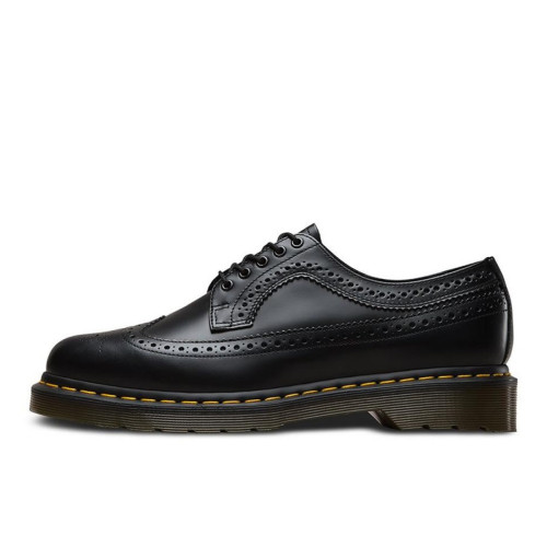 Dr. Martens 3989 Yellow Stitch Smooth Leather Brogue Shoes 22210001