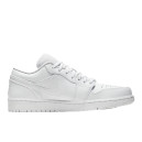 Купить Jordan 1 Low Triple White Tumbled Leather FKS56141