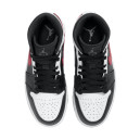 Оригінал Jordan 1 Mid Black Chile Red White