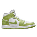 Придбати Jordan 1 Mid Green Python FKS57047