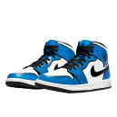 Кроссовки Jordan 1 Mid Patent Signal Blue