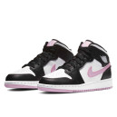 Кросівки Jordan 1 Mid White Light Arctic Pink